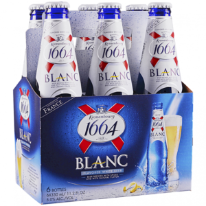 KRONENBOURG 1664 BLANC BEER 330ML & 500ML