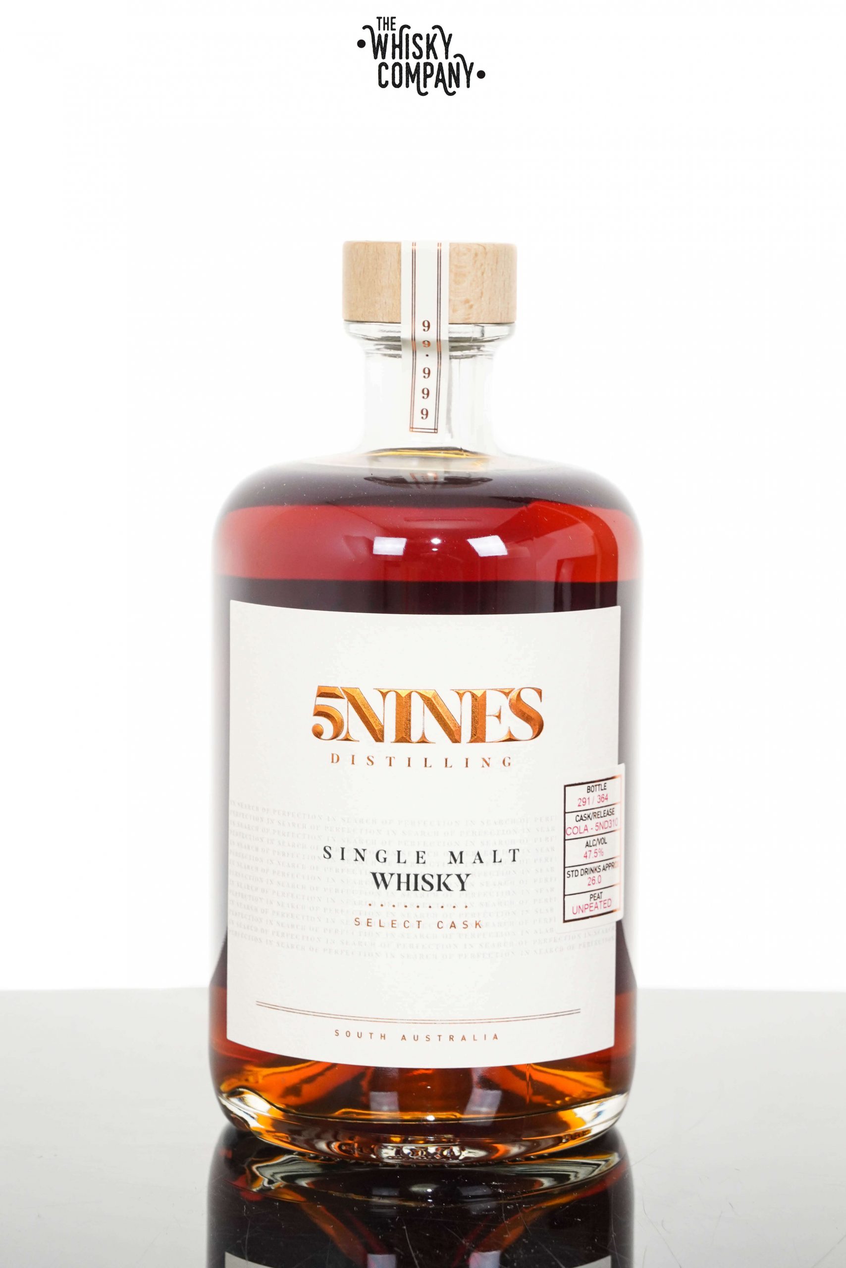 5NINES COLA CASK FINISH AUSTRALIAN SINGLE MALT WHISKY (700ML)